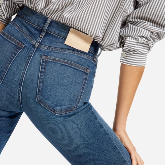 Everlane Authentic Stretch - Slim Bootcut- High Waist mini flare Size 26 - Picture 5 of 8